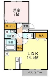 アルカディアＦ棟の物件間取画像